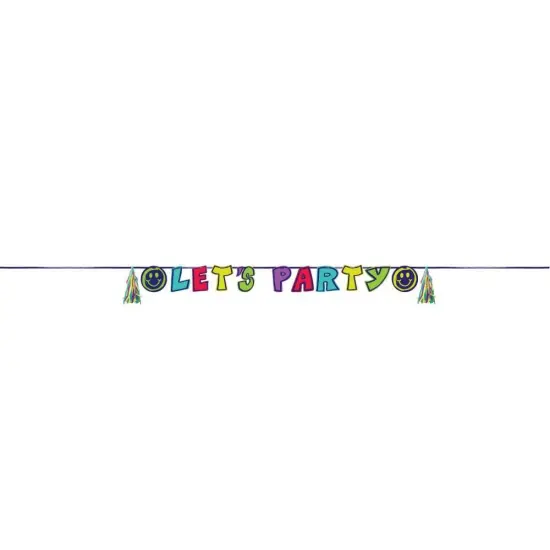 Graffiti Party Letter Banner w/ Tassels (1/Pkg) {1}