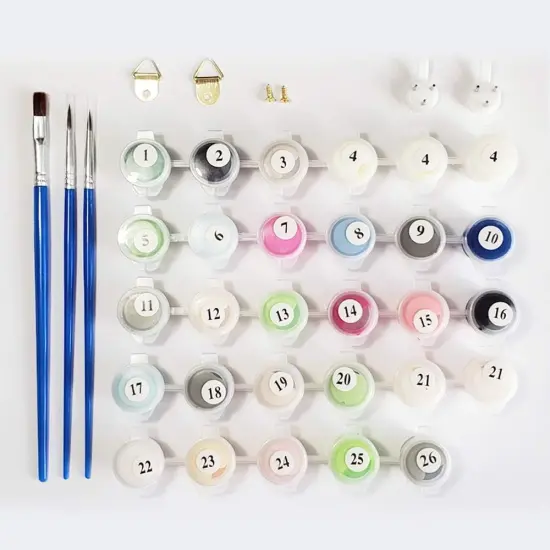 Paint by Numbers Kit for Adults 16"x20" Rolled Canvas (1 16"x20", Flowers and Old Books) {2}