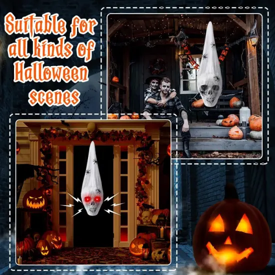 Halloween Skull Outdoor Decor {5}