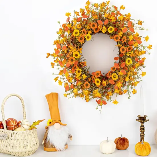 18 Inches Rustic Fall Wreaths {2}