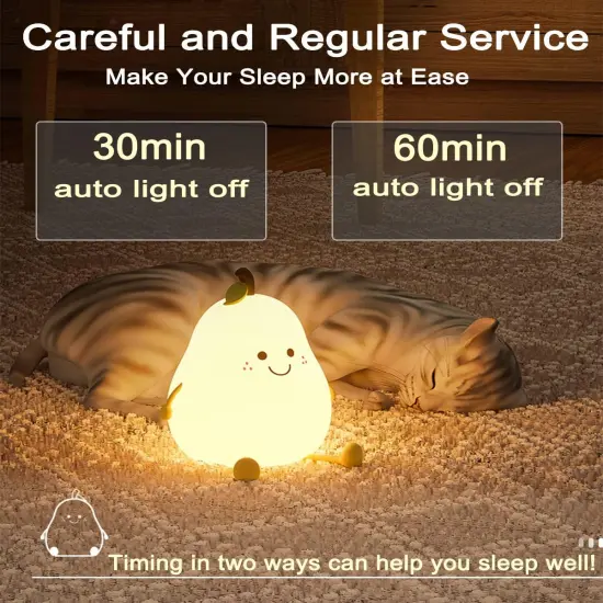 Cute Silicone Night Light for Kids {2}