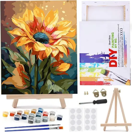 Paint by Numbers Kit for Adults Beginners 8Wx12L inch {1}