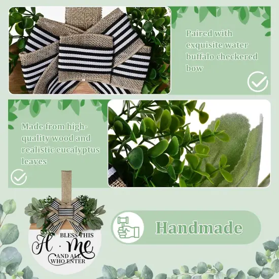 Interchangeable Wooden All Season Welcome Sign {2}