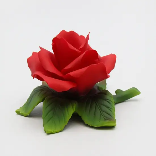 Hand Crafted Ceramic Red Rose Candle Holder-Candle NOT Included, Valentines Day Decor, Wedding D&eacute;cor or Gift, Anniversary D&eacute;cor or Gift {4}