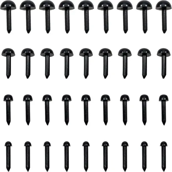 480pcs Black Needle Felting Eyes 3mm 4mm 5mm 6mm {1}