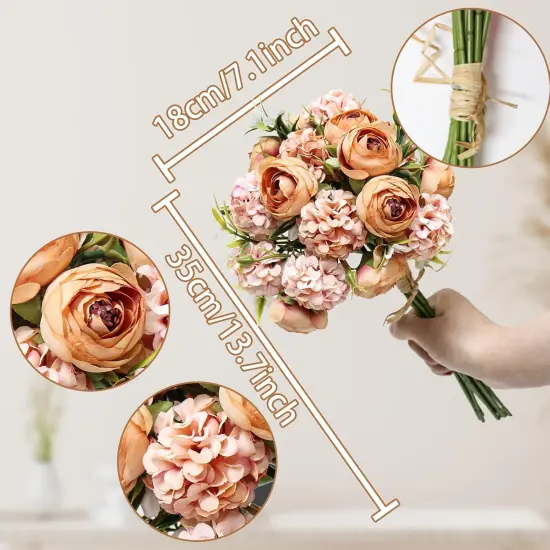 10pcs Artificial Flowers Bouquets {3}