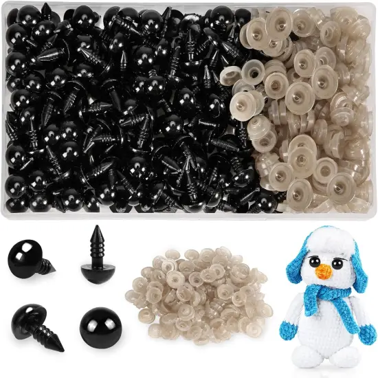 300 Pieces 8mm Safety Eyes for Amigurumi {1}
