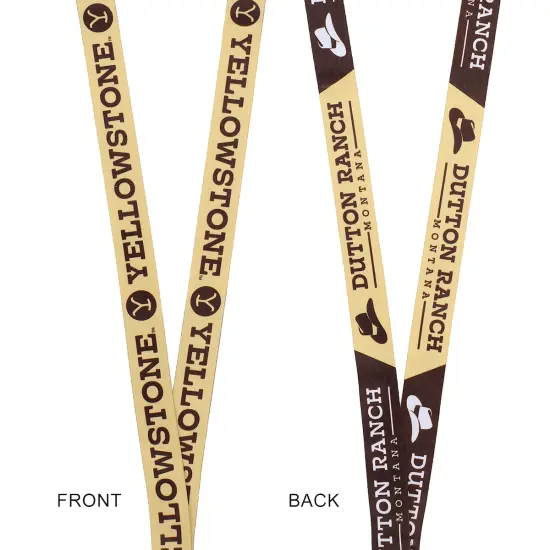 Yellowstone Dutton Ranch 22-Inch Lanyard With Rubber Charm and Clear ID Sleeve {2}