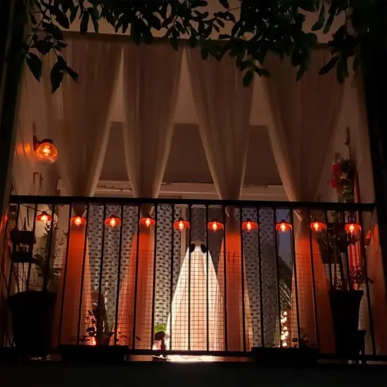 C7 Flicker Flame Orange Bulb {2}