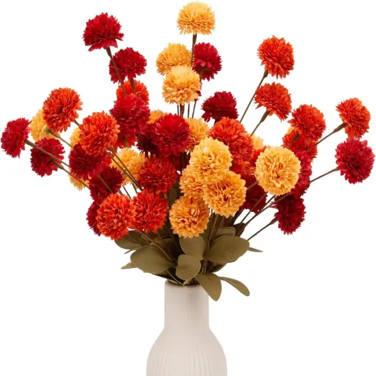 12 Pcs Kiku Flowers Fall Flowers Arrangement Table {1}