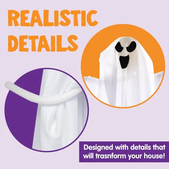 3 Pack 27.5" Halloween Hanging Ghosts {3}