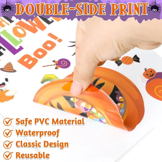 102 PCS 9Sheets Spooky & Fun Halloween Window Clings {3}