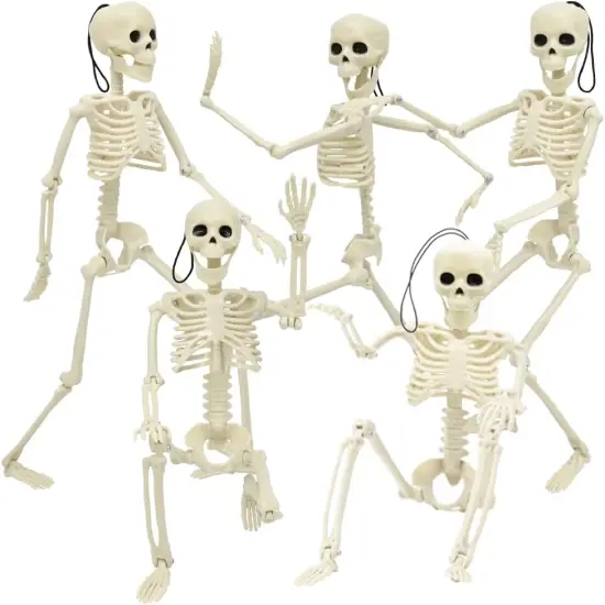 5 Pack 16" Halloween Skeleton Decorations {1}
