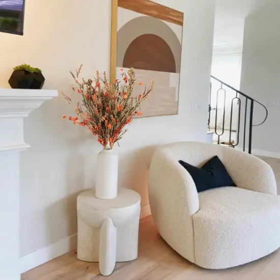 2 Bundles Artificial Fall Flowers Stem {2}