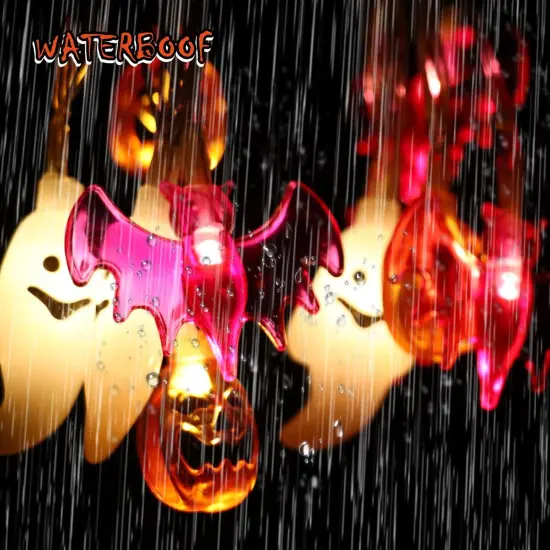 Halloween String Lights Battery Operated 9.8 Feet 20 LED {3}