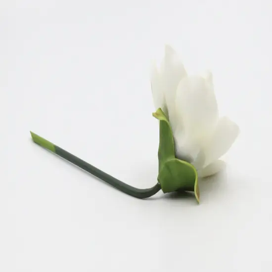 Ceramic Magnolia Flower with Stem, Home D&eacute;cor, Gift for Her, Gift for Mom, Wedding Decor {6}