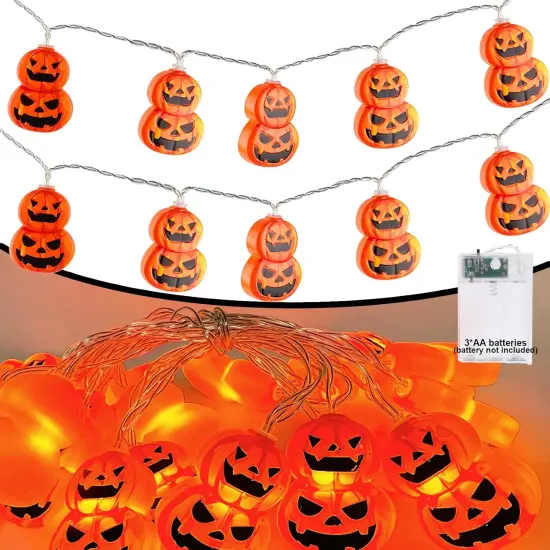 Halloween Pumpkin String Lights {2}
