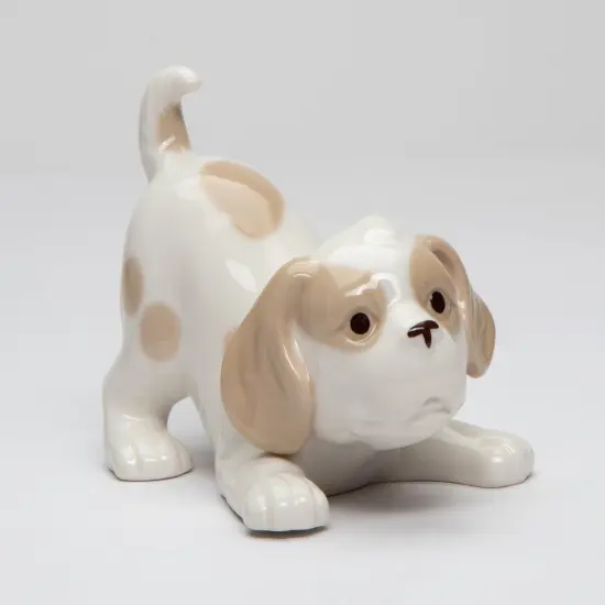 Ceramic Playful Dog Figurine, Home D&eacute;cor, Gift for Her, Mom, Him, Dad, Friend, Dog Lover Gift, Pet Loss Gift {2}