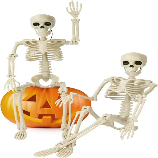 2 Pack Halloween Skeleton Decorations {1}