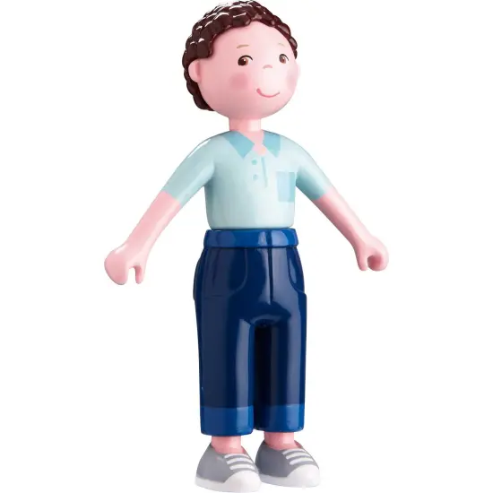 HABA Little Friends Dad Michael - 4.5" Bendy Doll Figure Multicolor {1}