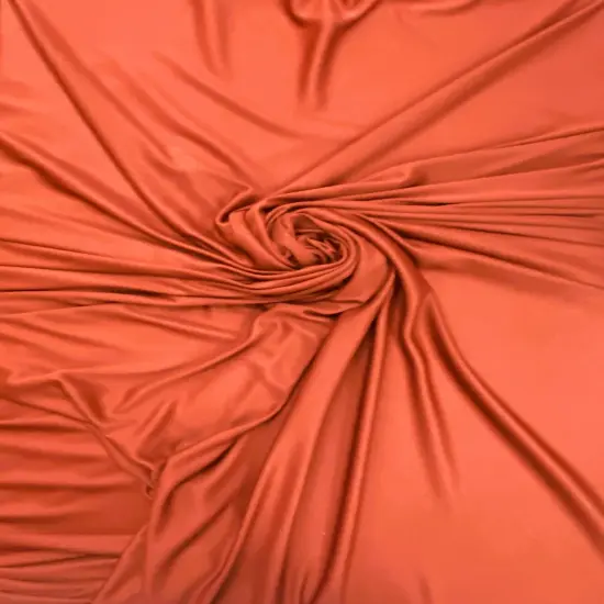 1 Yard Matte Rust Stretch Lining Fabric 60&Prime; Wide for Gowns, Apparel, Costumes, and Sewing Projects {3}