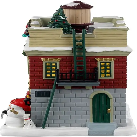 Lemax Jukebox Junction Village: Casey St. Firehouse 51 {3}