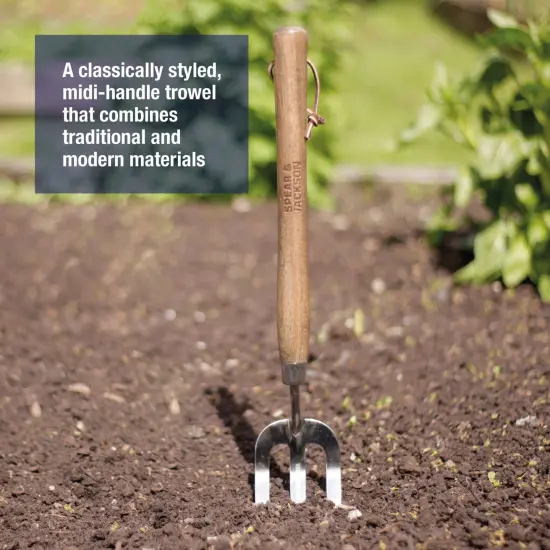 Spear & Jackson Stainless Steel Hand Weed Fork, Durable Gardening Tool for Efficient Weeding and Soil Aeration {6}