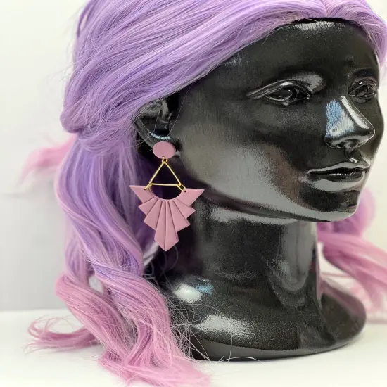 Art Deco Collar Statement Clay Cutter {2}