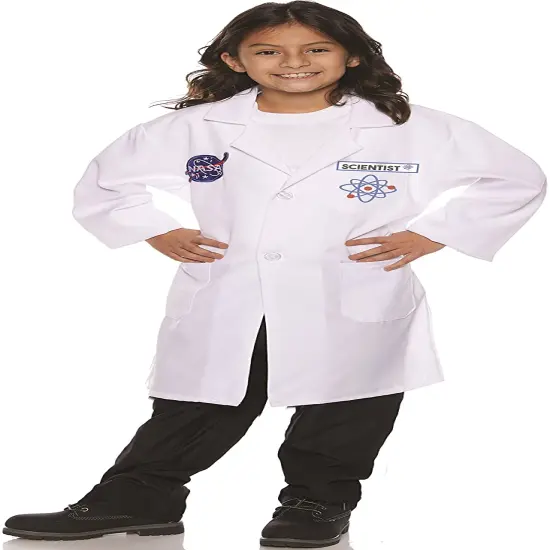 UNDERWRAPS Kid's Children's Rocket Scientist Lab Coat Costume Childrens Costume, Multi, Large {1}