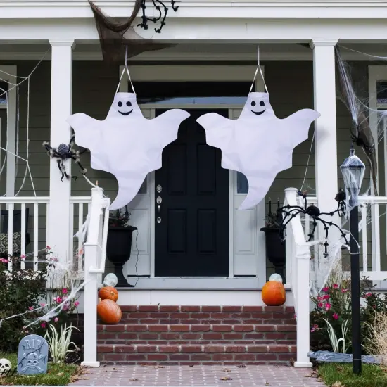 4 Pcs 32 Inch Outdoor Halloween Ghost Decorations {3}