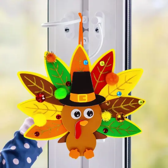 24 Sets Thanksgiving Craft Kits Fall for Kids {5}