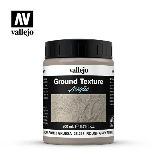 Vallejo Rough Grey Pumice, 200ml, 6.76 Fl Oz (Pack of 1) {5}