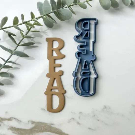 READ BOOKMARK | LETTERS | CLAY CUTTER {1}