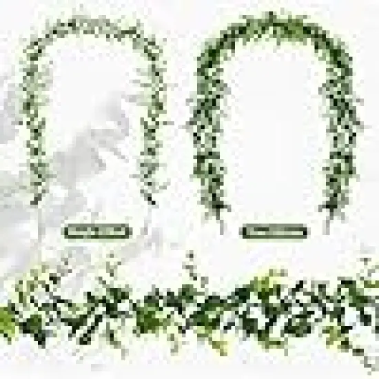 Faux Greenery Vines for Wedding Backdrop {2}