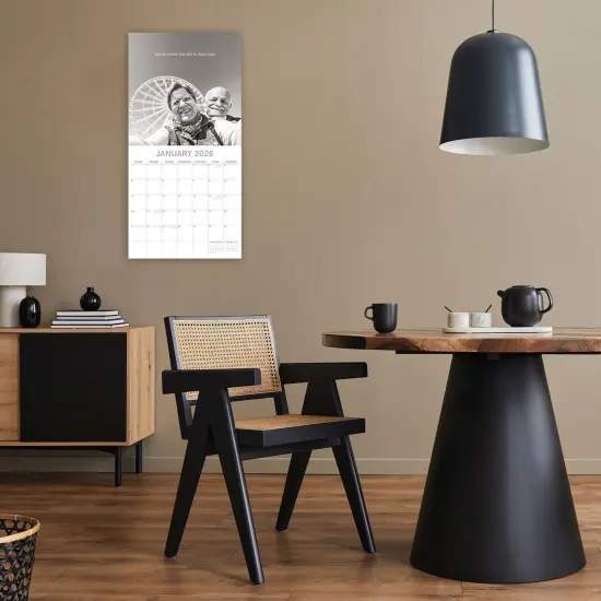 The Gifted Stationary 2026 Square Wall Calendar, Wrinkly Wit, 16-Month Funny Corner Theme Hanging Calendar with 180 Reminder Stickers, Month Planner for Home, or Creative Spaces, 12x12 In Multicolor {2}