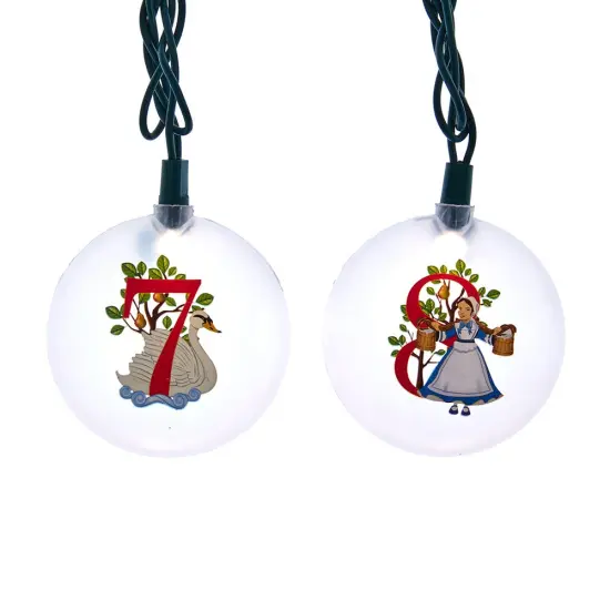 Kurt Adler UL 12-Light 12 Days of Christmas Light Set {4}