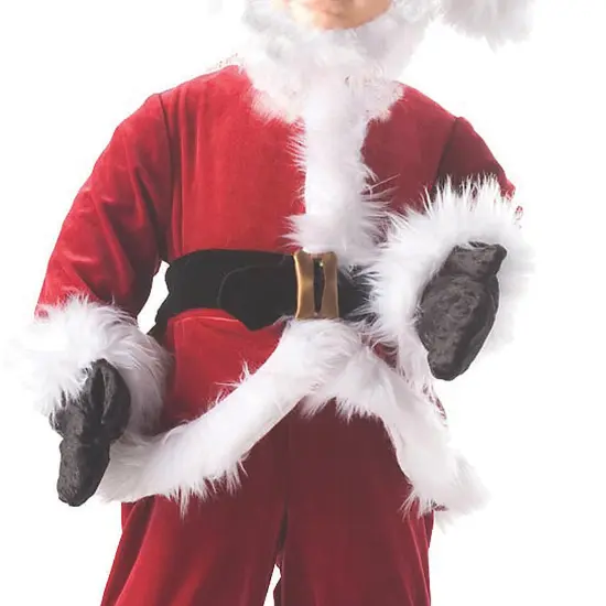 Toddler Santa Costume with Traditional Red Suit {2}