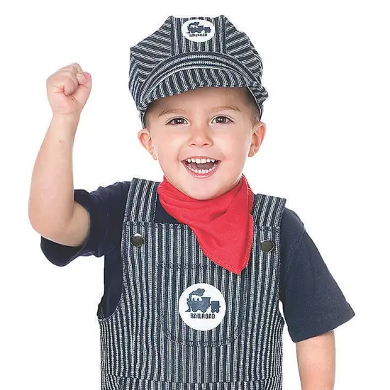 Toddler Train Engineer Costume {2}