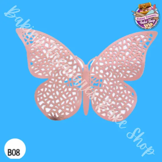 3D Gold Butterfly Wall Decor Styles Butterfly Party Decorations Cake Decorations Removable Stickers {6}