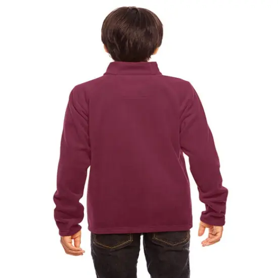 Team 365&reg; Youth Campus Microfleece Jacket SPORT PURPLE {6}