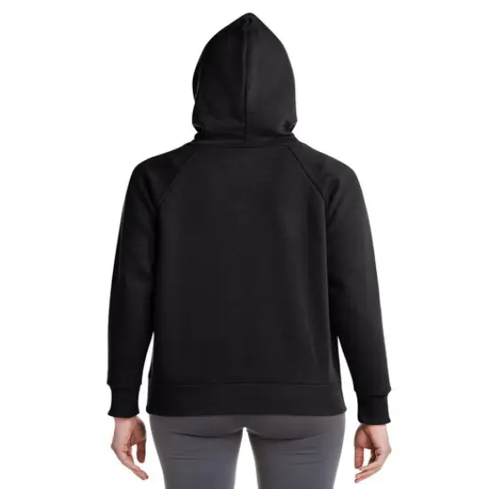 Under Armour&reg; Ladies' Rival Fleece Hooded Sweatshirt Red/ white {3}