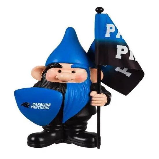 Carolina Panthers Gnome with Flag Panthers Pride {1}