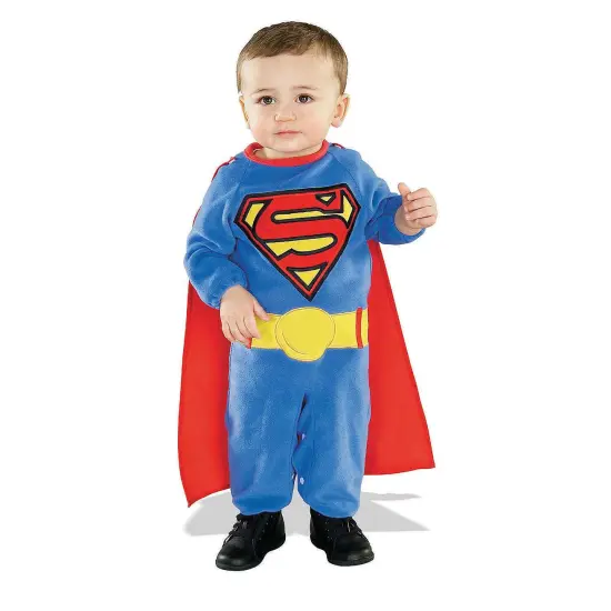 Superman Infant Romper Costume {1}