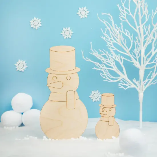 Christmas Wood Snowman Cutout, From 6"- 22", Craft/Decor | Woodpeckers {4}