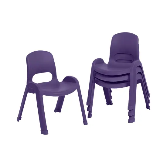 SitRight Chair, Classroom Seating, 4-Pack Eggplant {1}