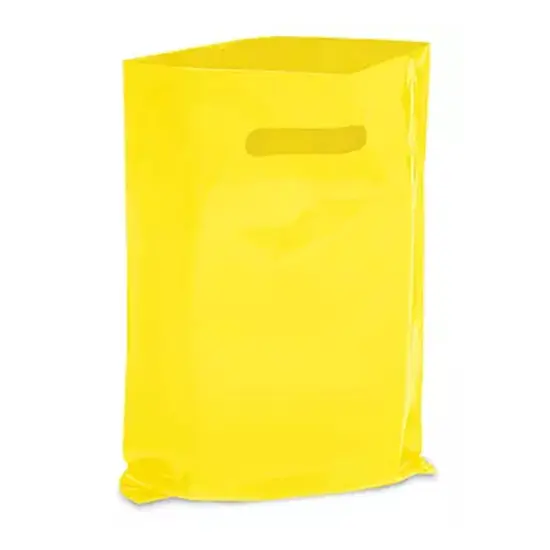 Die Cut Handle Bags Stylish for 15 x 18 x 4" for Yellow {2}