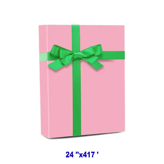 Vibrant Solid Wrap 24" x 417' for All Your Gift Giving Needs {1}