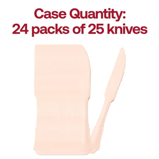 Silhouette Birch Wood Eco Friendly Disposable Dinner Knives (600 Knives) {5}