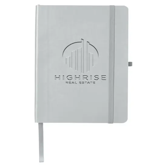 CORE365® Soft Cover Journal Notebook 5.25" X 8.25" PLATINUM {1}