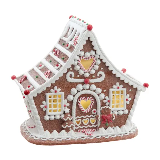 Kurt Adler 7.87-Inch Battery Operated LED Gingerbread House {1}